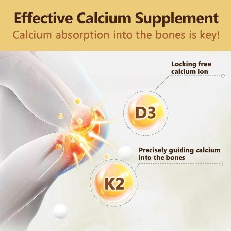Vitamin D3 5000 IU with K2 MK7 250 Veggie Softgels Bone Immune Support NEW