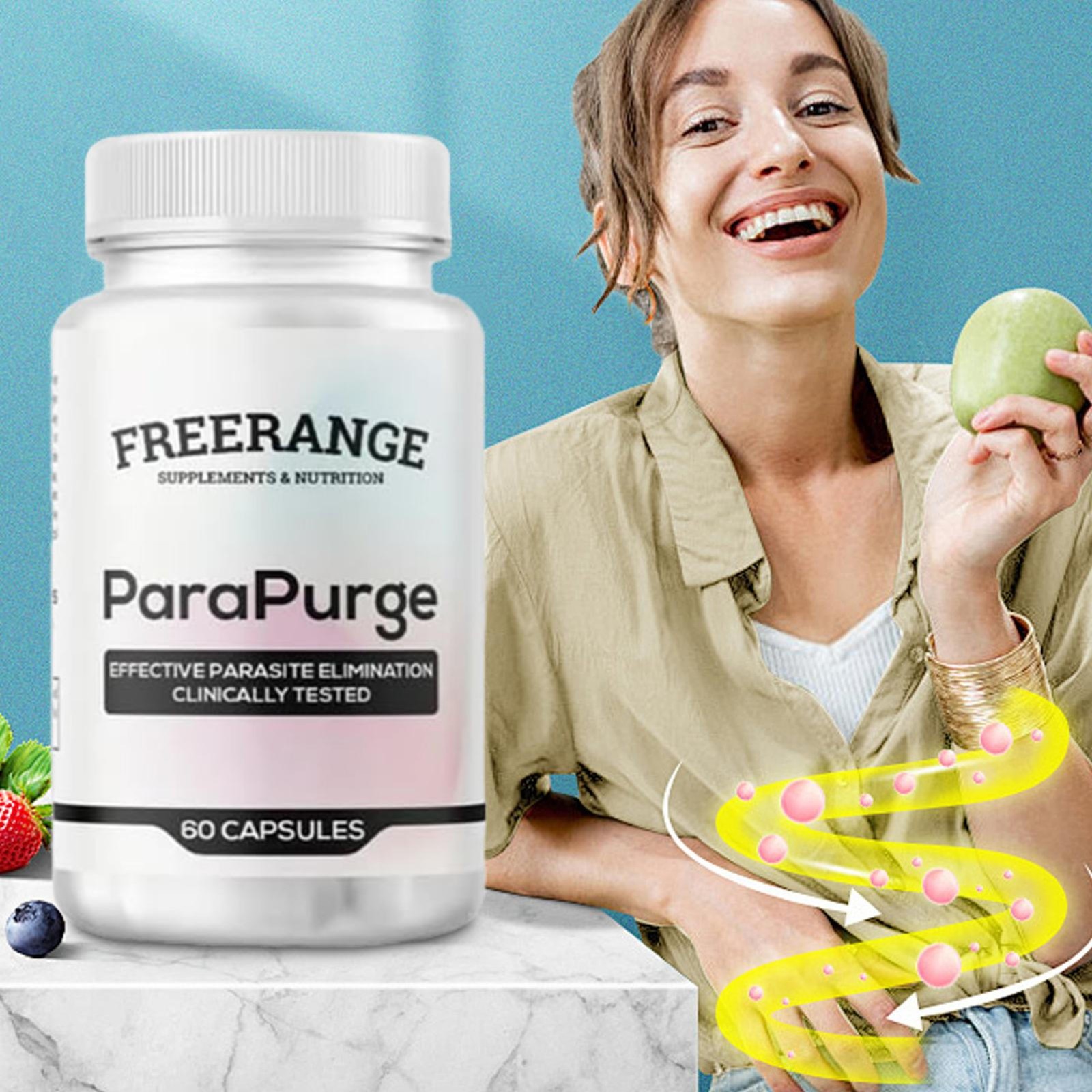 FreeRange ParaPurge Advanced Parasite Cleanser 60 Capsules Para Purge Free Range