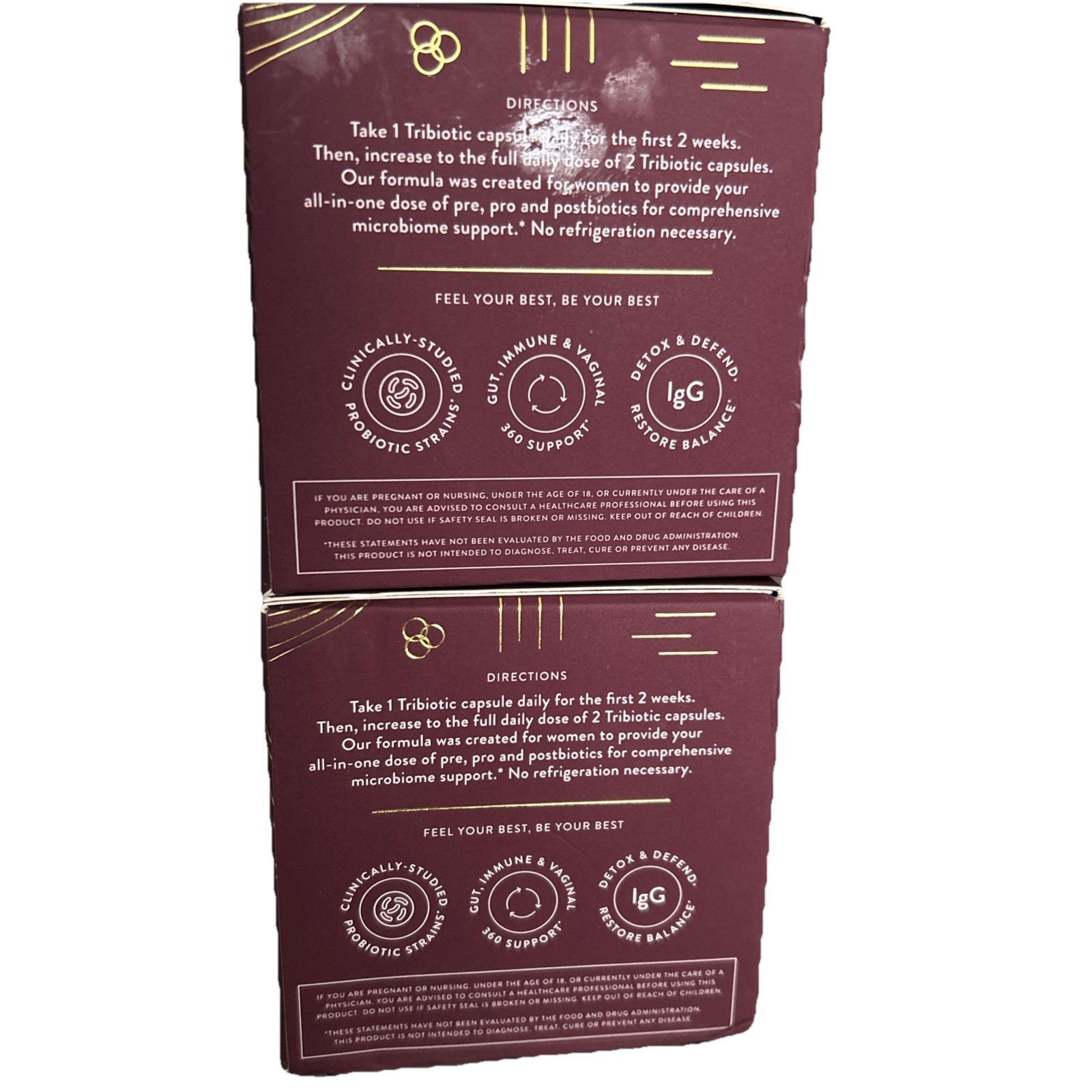 (2 Pack)Arrae Tribiotic Daily Gut, Skin & Vaginal Support Supplements