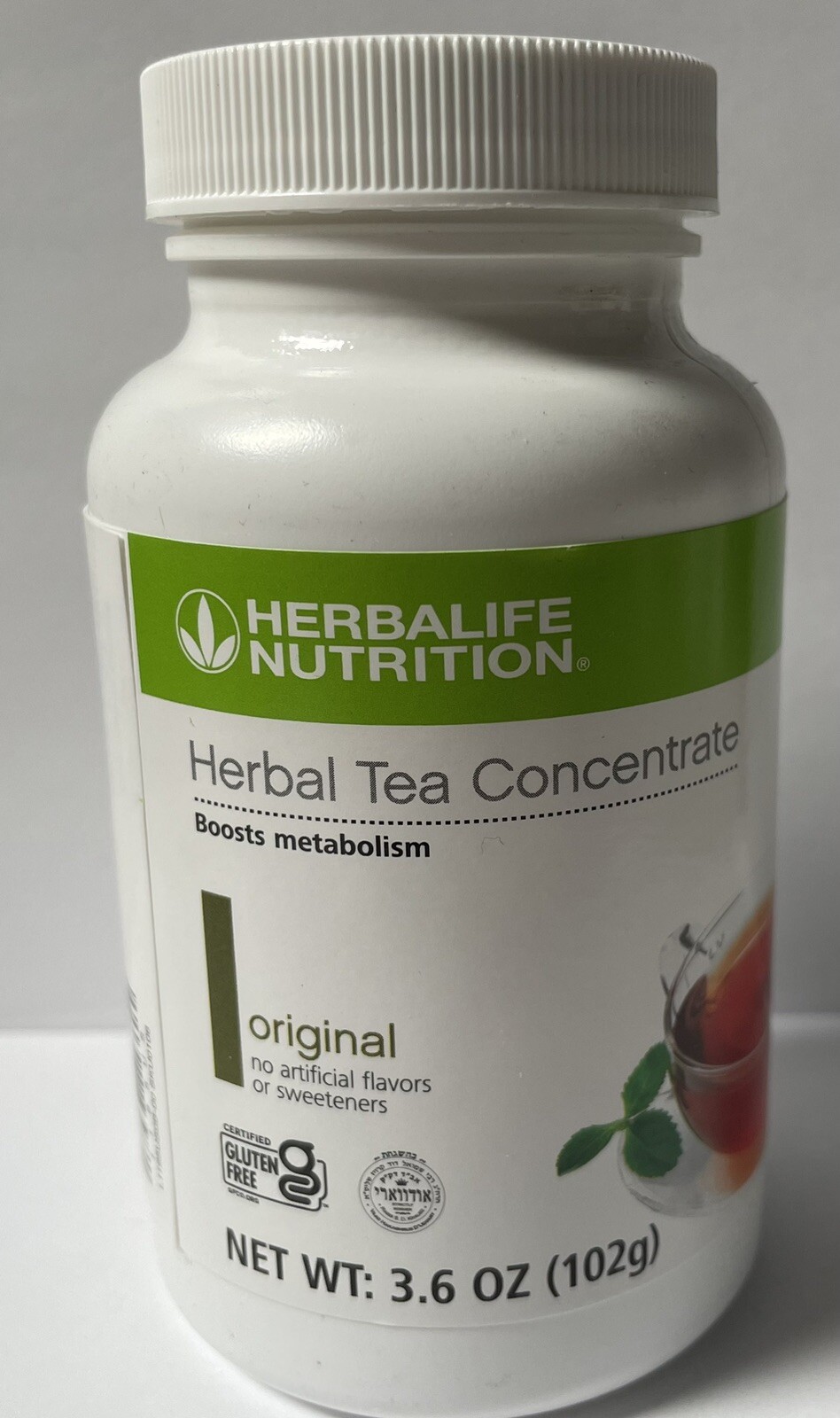 Herbalife Original Tea 3.6 oz ，Caffeine，Boosts Metabolism ，Provides Antioxidant