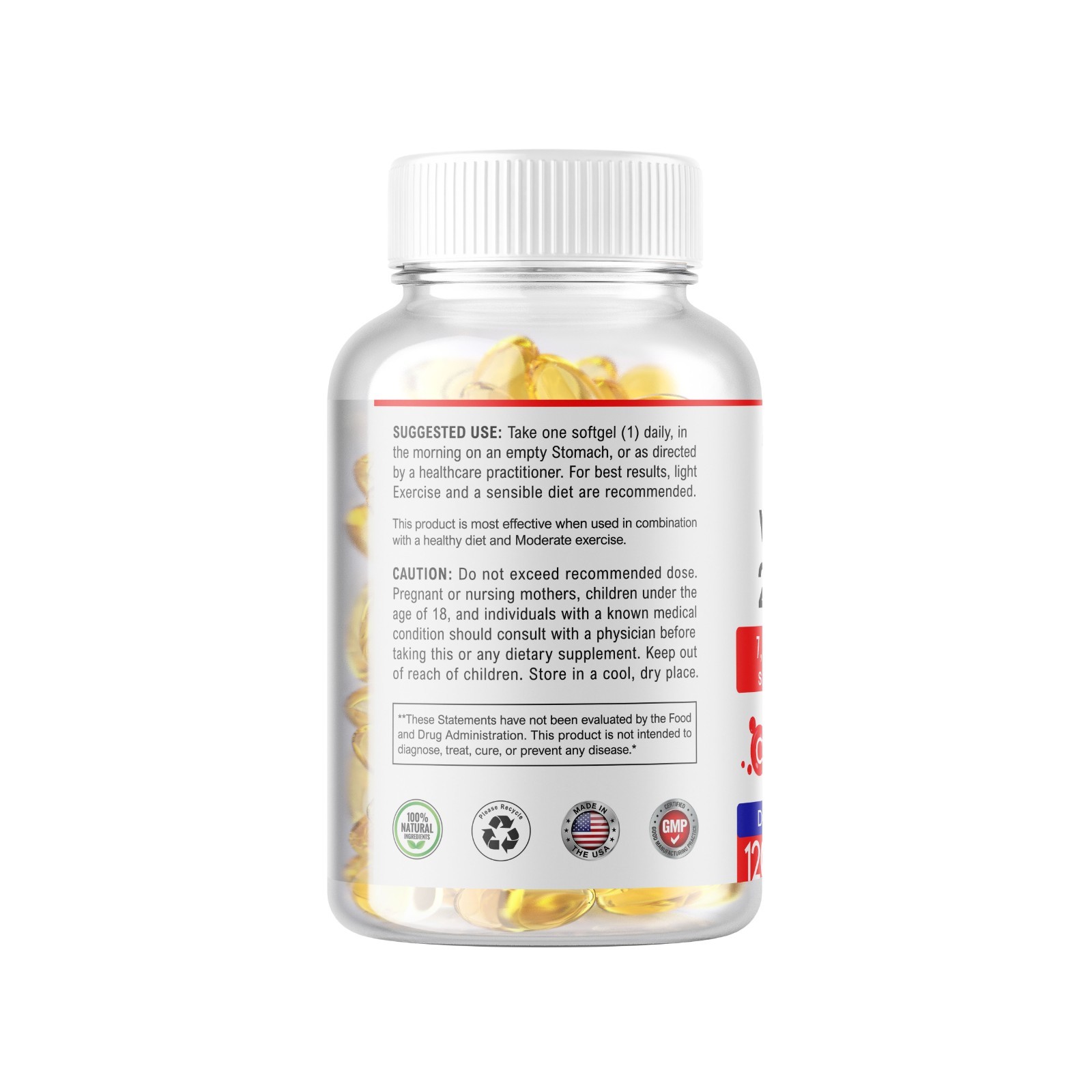 Vitamin A 25,000 IU 240 Softgels 7,500MCG Supports Immunity, Immune function