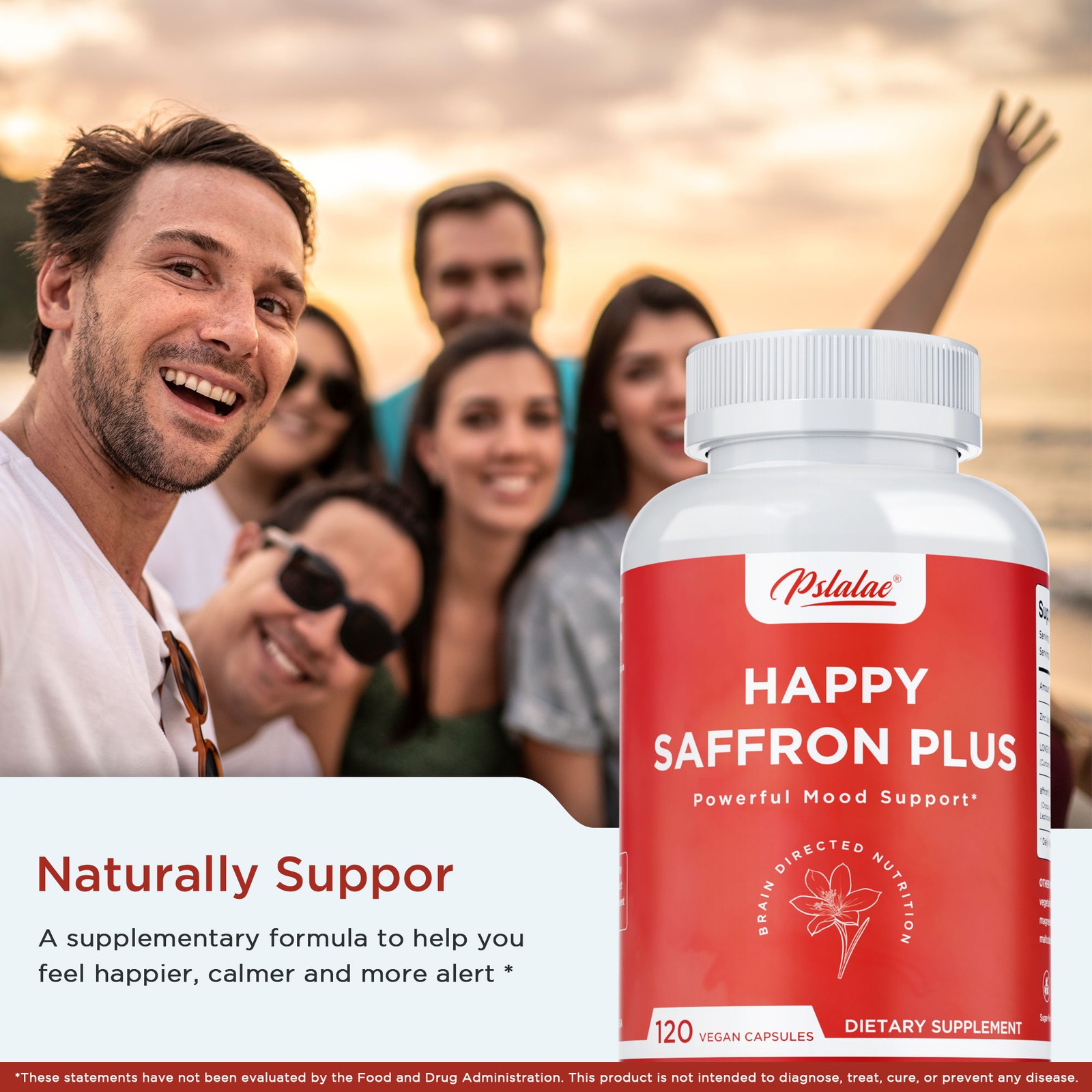 CURCUMIN WITH SAFFRON PLUS – Improves Concentration, Mood, Suppresses Appetite