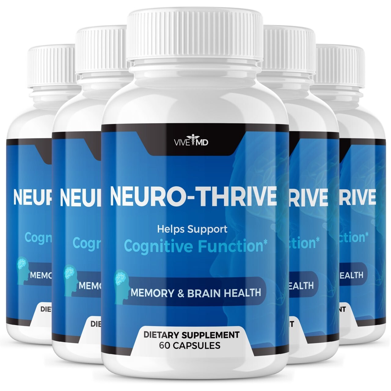Neuro Thrive Brain Supplement Extra Strength – Official Formula (5 Pack)