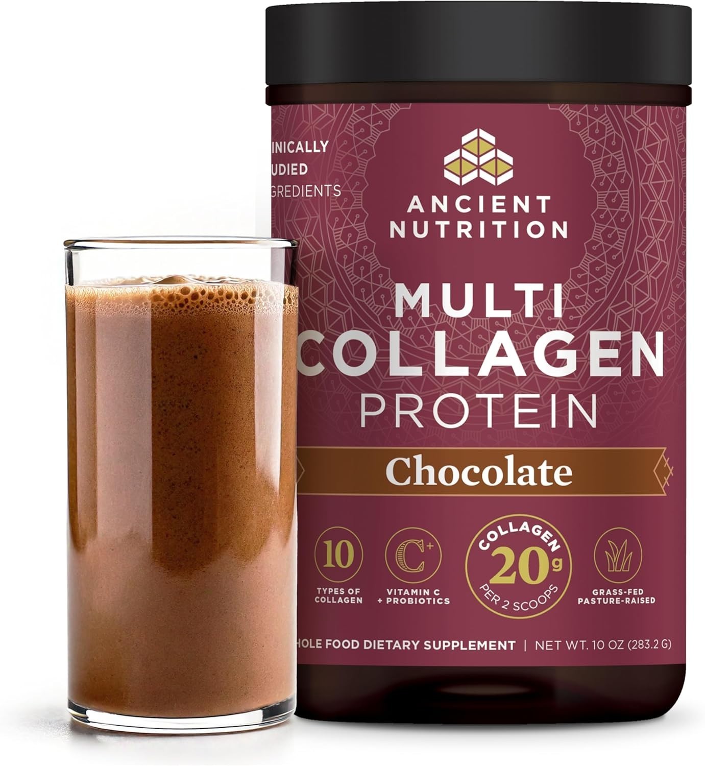 Ancient Nutrition Multi Collagen Protein Powder 10oz kin, Hair & Joint Support