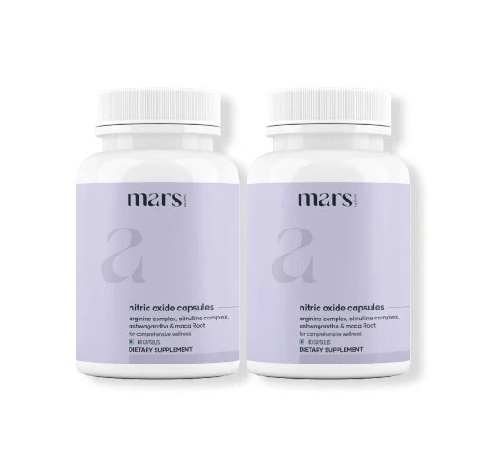 Mars Nitric Oxide Boost Support Capsules 60ct FS, Pack of 5.