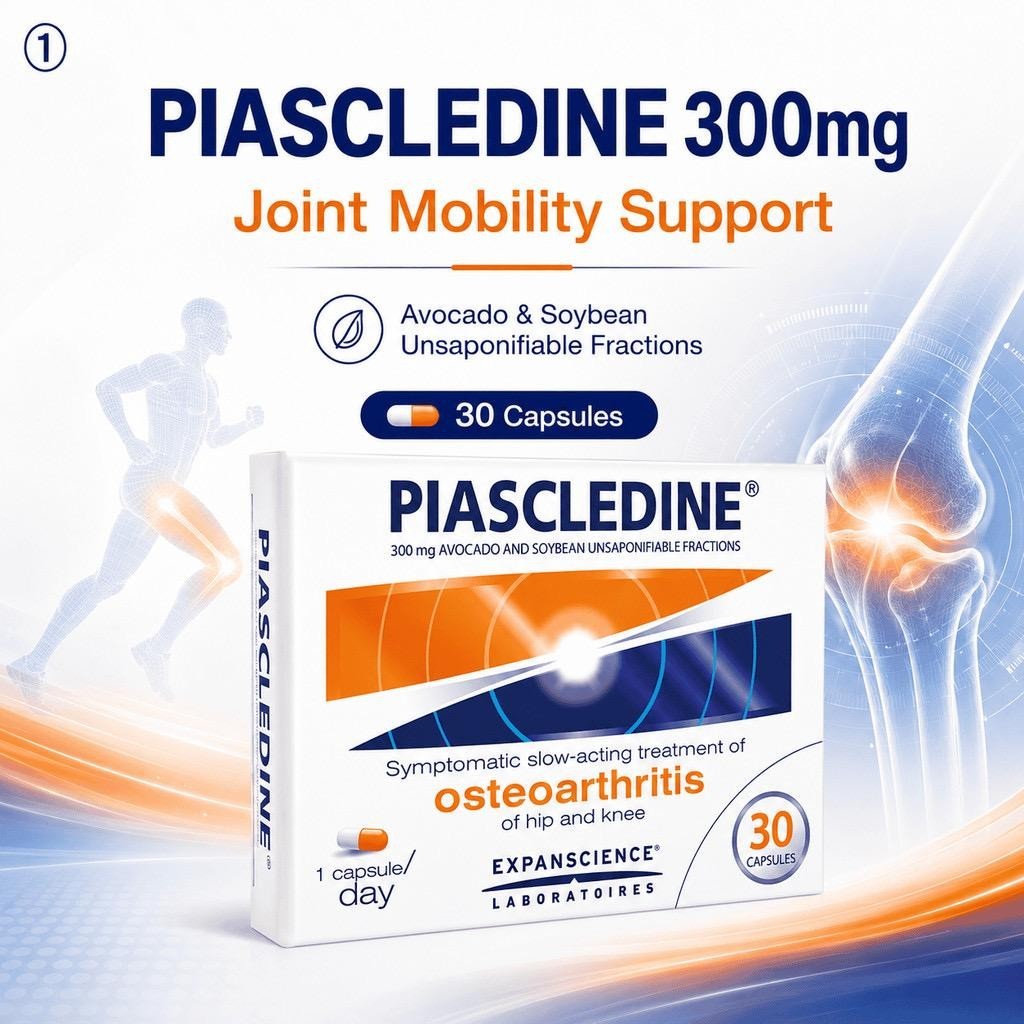 2 Box PIASCLEDINE 300mg Anti-rheumatic Osteoarthritis Joint-Pains 30 Capsules