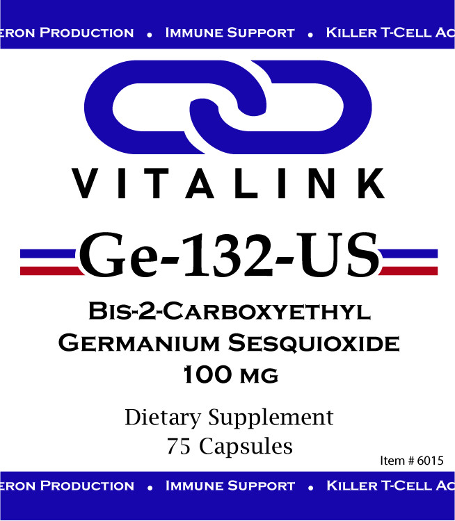 VitaLink Germanium Sesquioxide 100 mg X 75 capsules – Immune Support Supplement