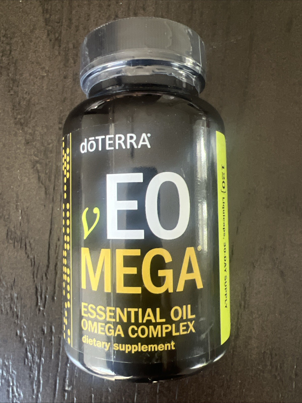 doTERRA vEO Mega VEGAN Essential Oil Omega Complex 120 Liquicaps Exp 6/2027 New!
