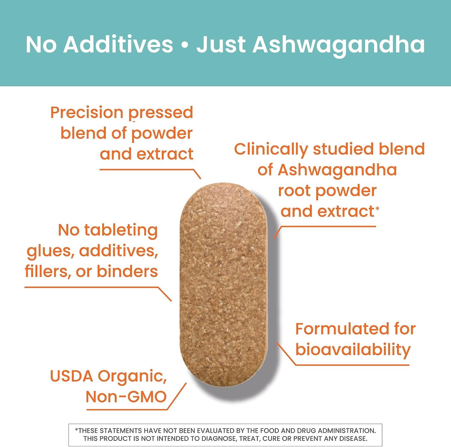 Himalaya Organic Ashwagandha 670mg 60 Caplets Stress Support