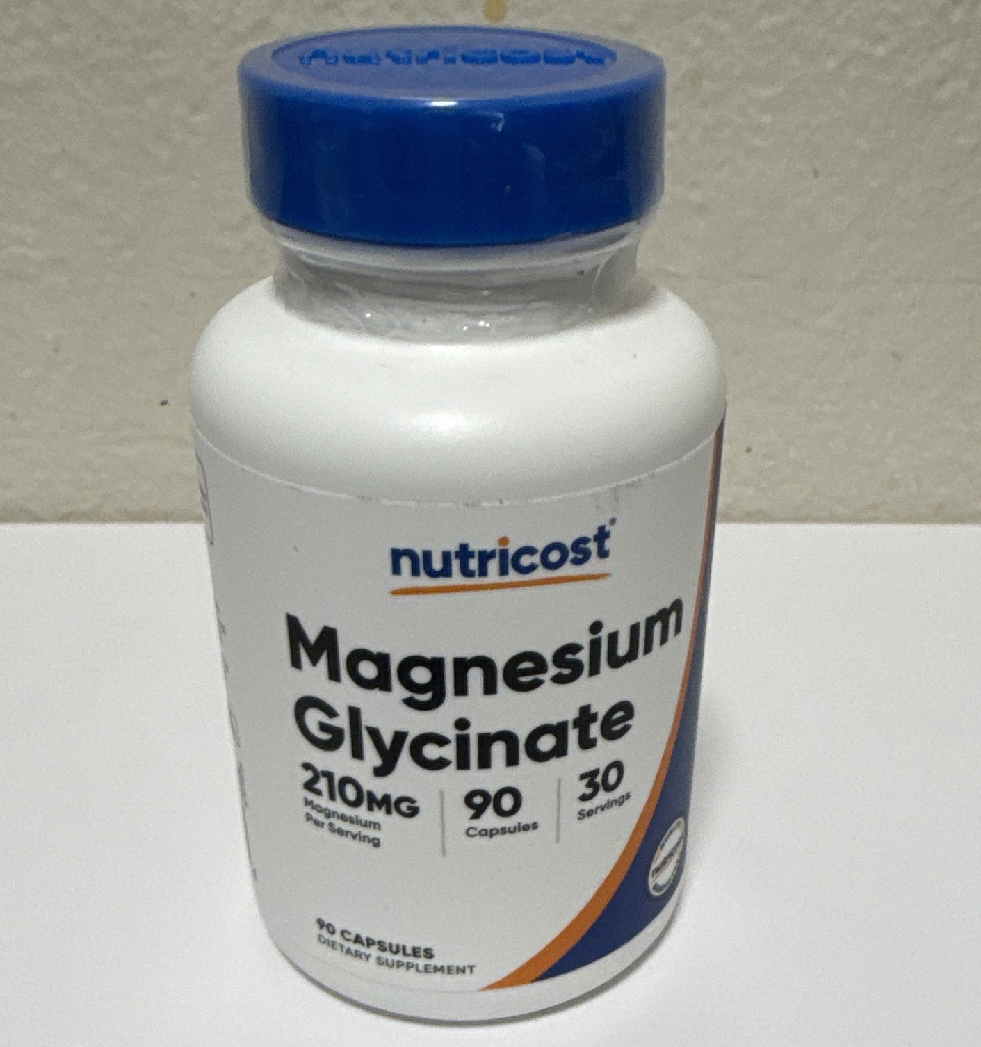 Nutricost Magnesium Glycinate Mineral Supplement 210mg 90 Capsules