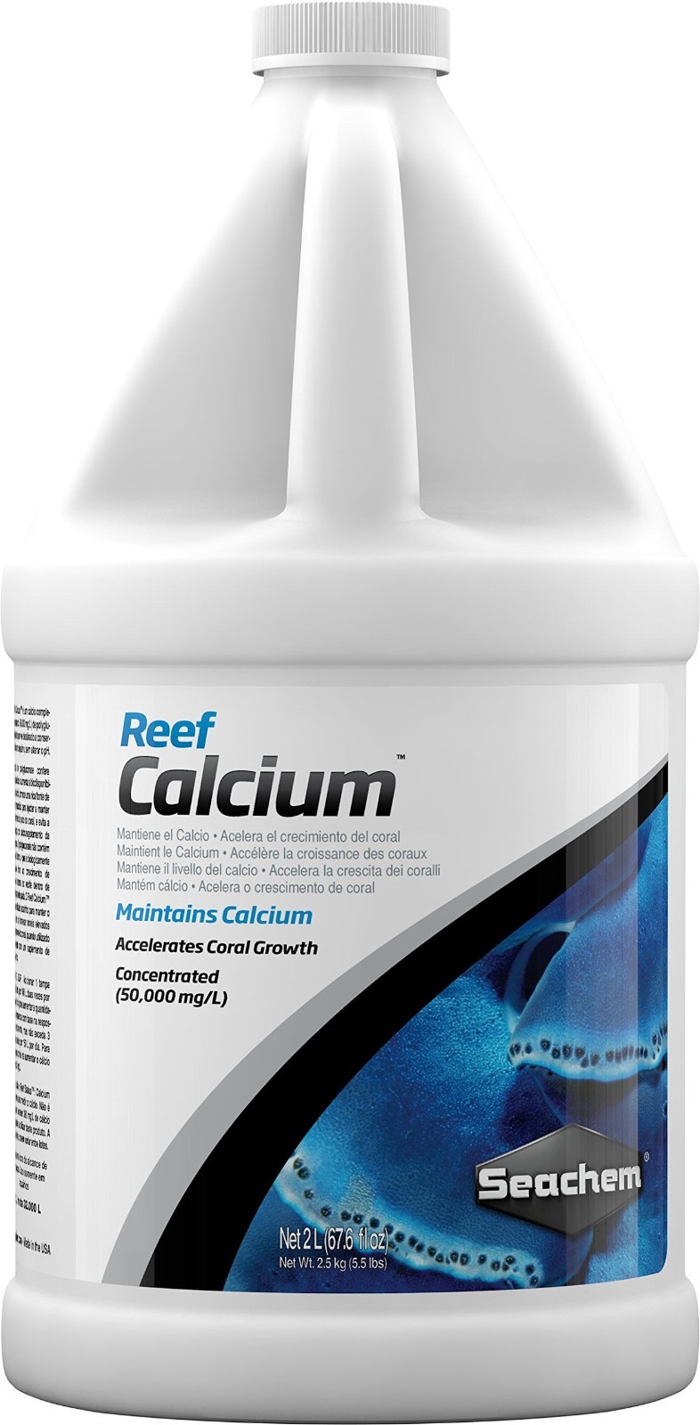 Reef Calcium Supplement – 2L Liquid for Coral Growth & Marine Aquariums