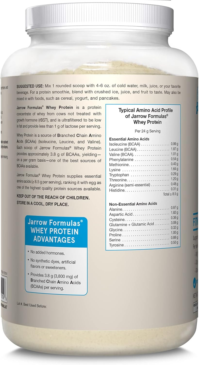 Whey Protein with 18 G of Protein, 3.8 G of Bcaas, and Glutamine, Dietary Supple