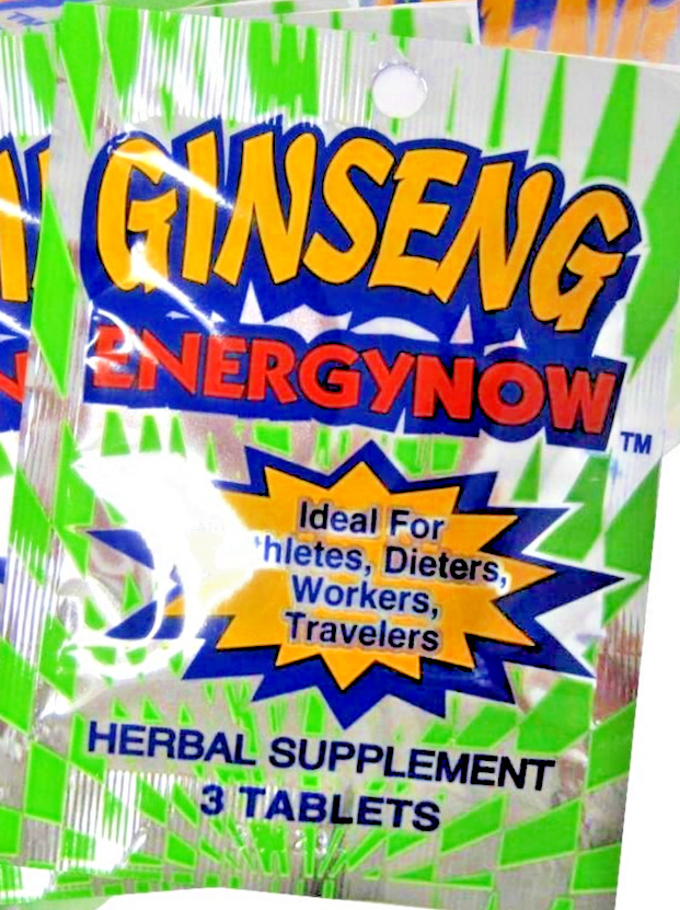 Energy Now Ginseng Herbal Supplements 144 Packs 3 Pills In Each Pack 6 Boxes
