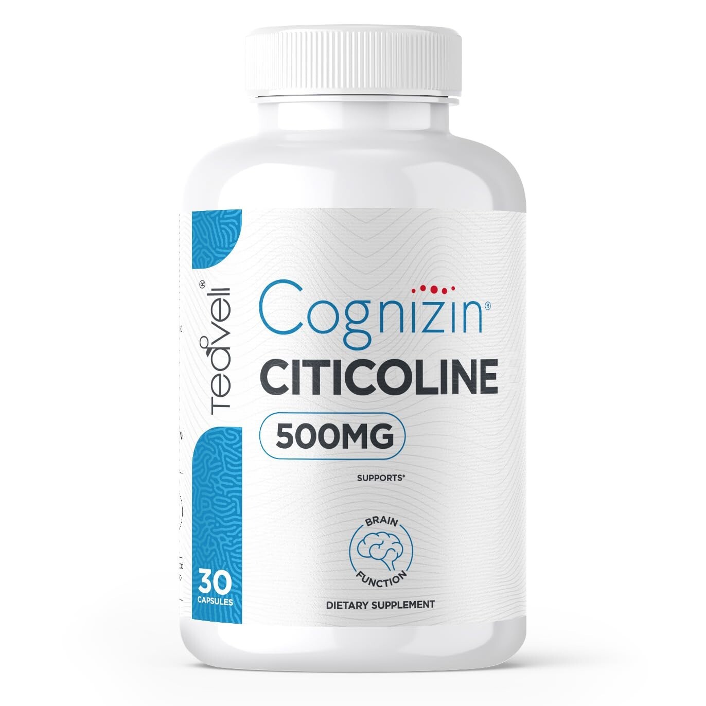 Cognizin Citicoline- 500mg CDP Choline Supplement