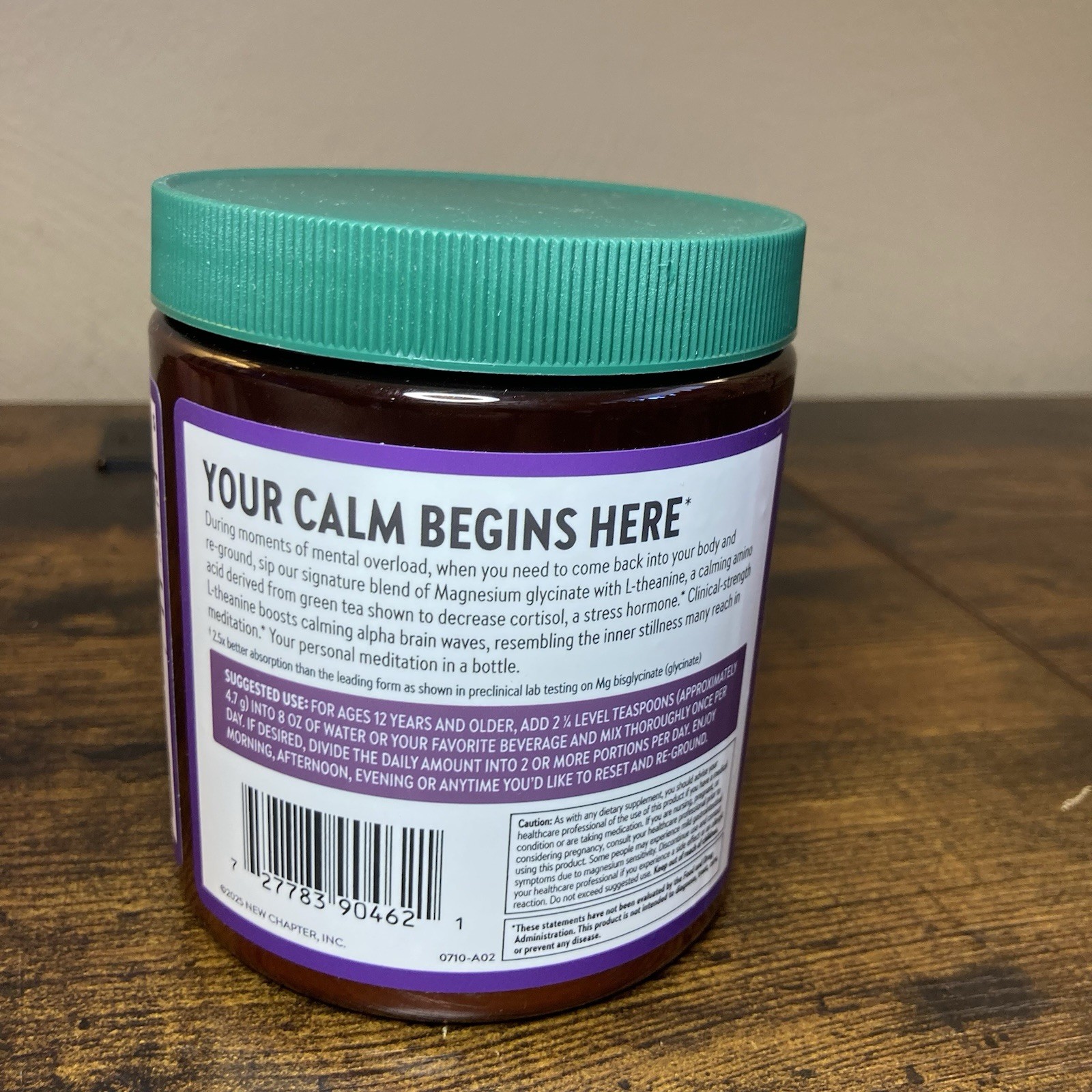 New Chapter Magnesium + L-Theanine Lemon Lavender 4.9oz