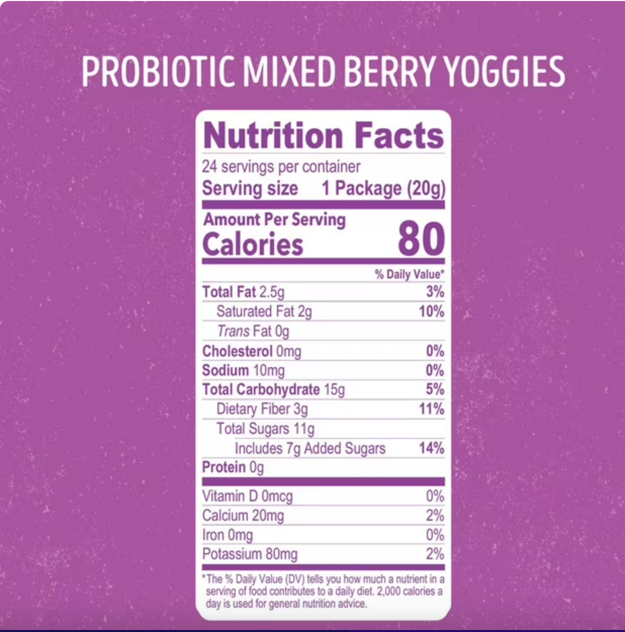 Nature’s Garden Probiotic Mixed Berry Yoggies 0.7 oz., 24 pk. so good viral!