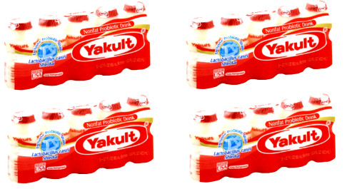 Yakult Probiotic Drink NonFat 2.7 oz x 5 Bottles ( Pack of 4 )~06/27/2026