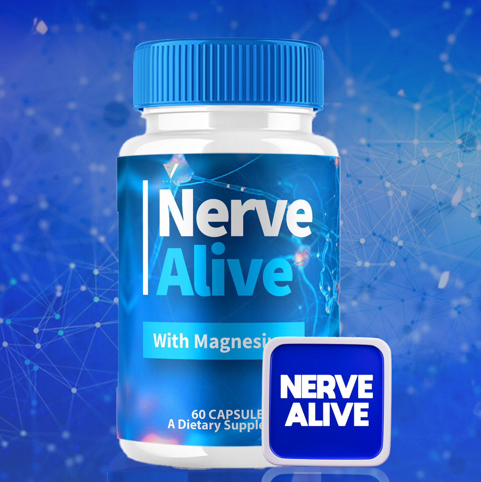 Nerve Alive with Magnesium NerveAlive Maximum Strength (60 Capsules)