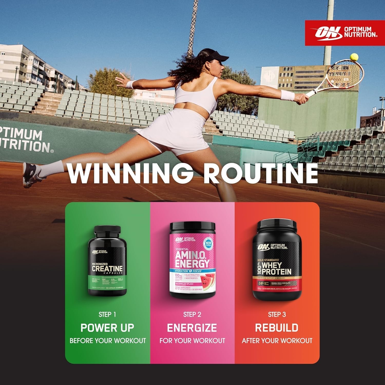 Optimum Nutrition Creatine, Micronized Creatine Monohydrate Capsules, Supports S