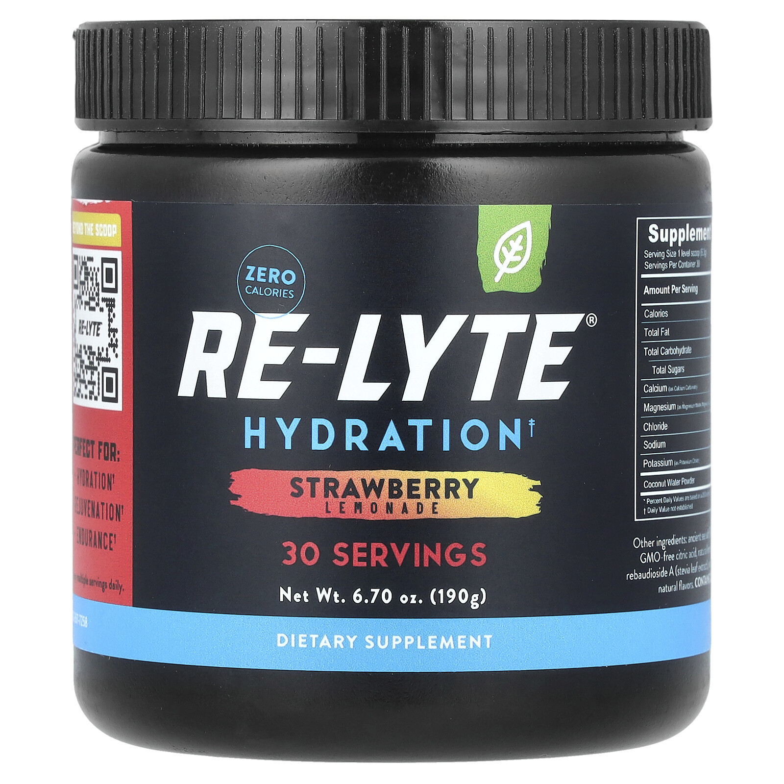 Re-Lyte® Hydration, Strawberry Lemonade, 6.7 oz (190 g)