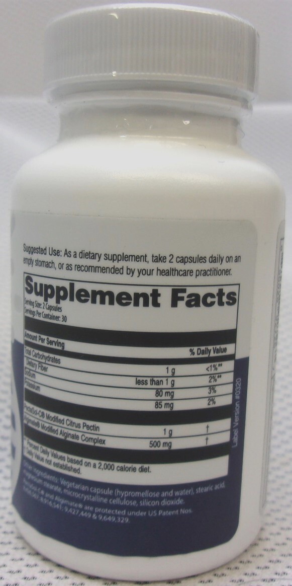PECTASOL DETOX FORMULA Bionutritionals Diet Supplements 60 Capsules Exp 6/2026