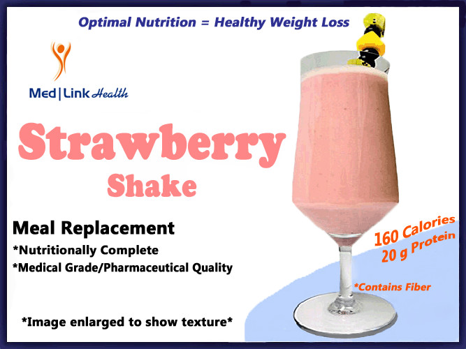 STRAWBERRY SHAKE | MEAL REPLACEMENT | 3 BOXES | SIMILAR TO Optifast® 800