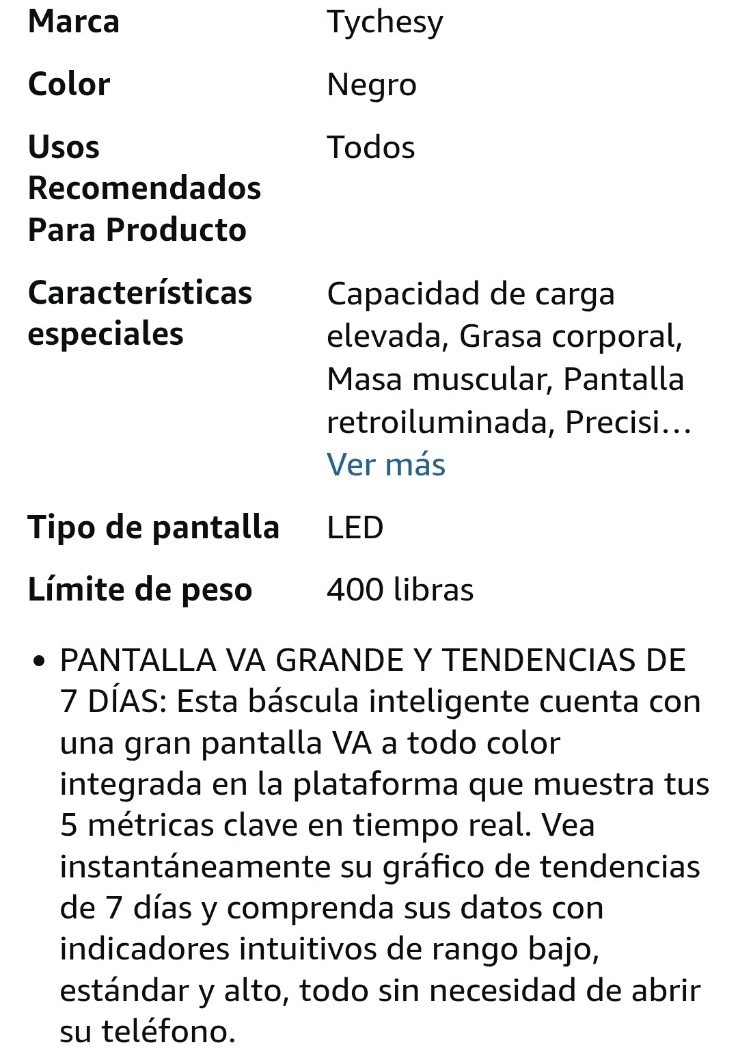 Bascula Inteligente Pod para Composición Corporal Completa, Analizador Inteligen