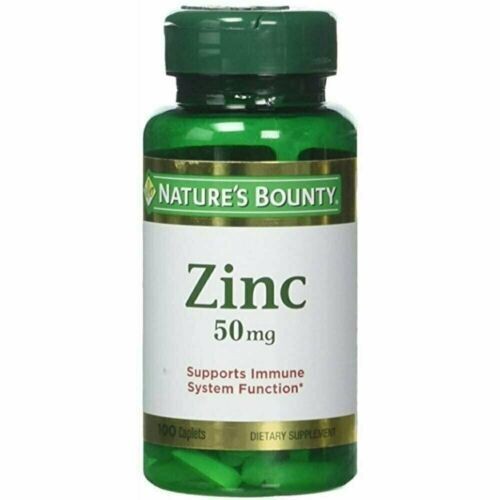 Nature’s Bounty Zinc Antioxidant and Immune Function Supports 50 mg 100 Count