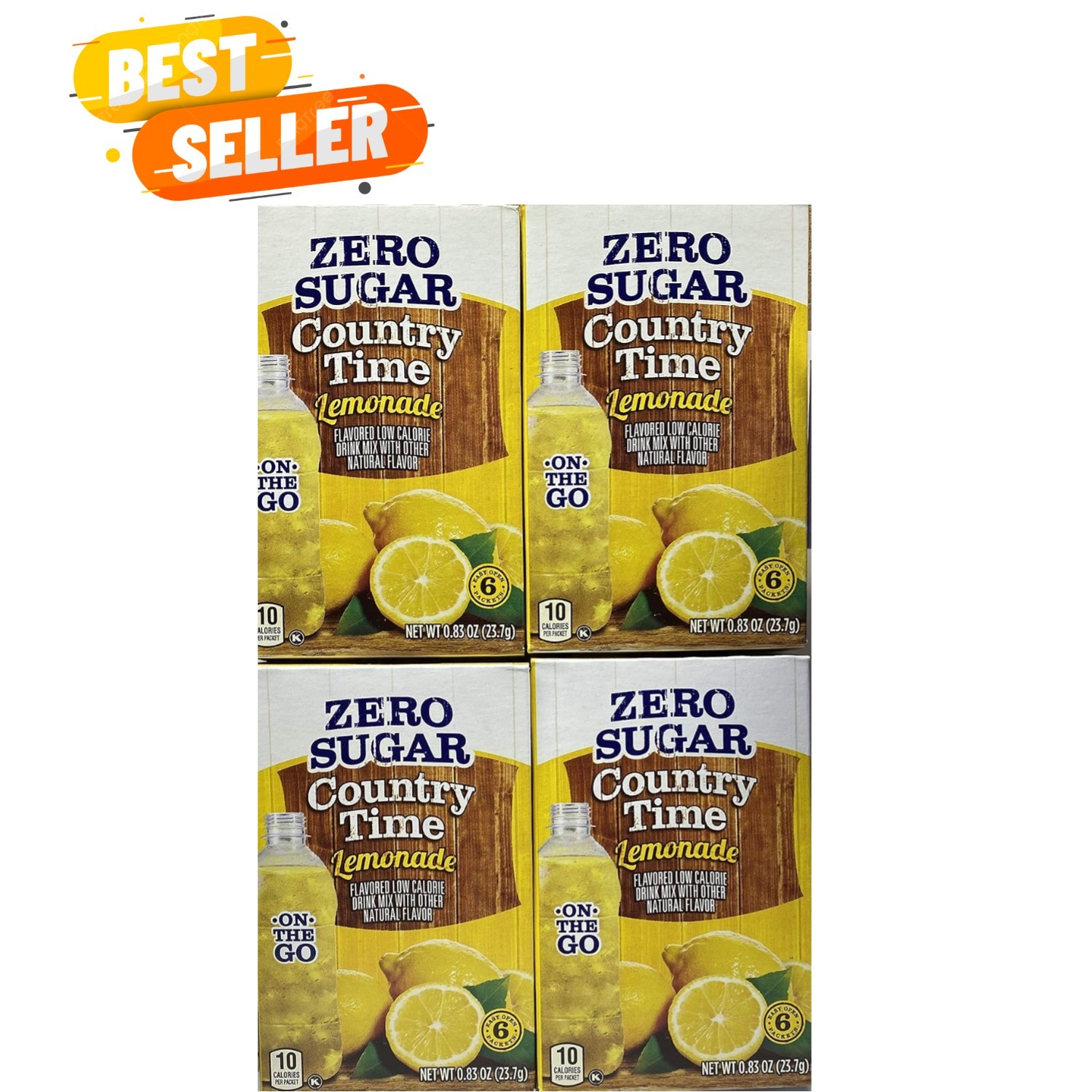 Lemonade Sugar Free On the Go! 6 Packets Powder pack of 4 Gluten Free