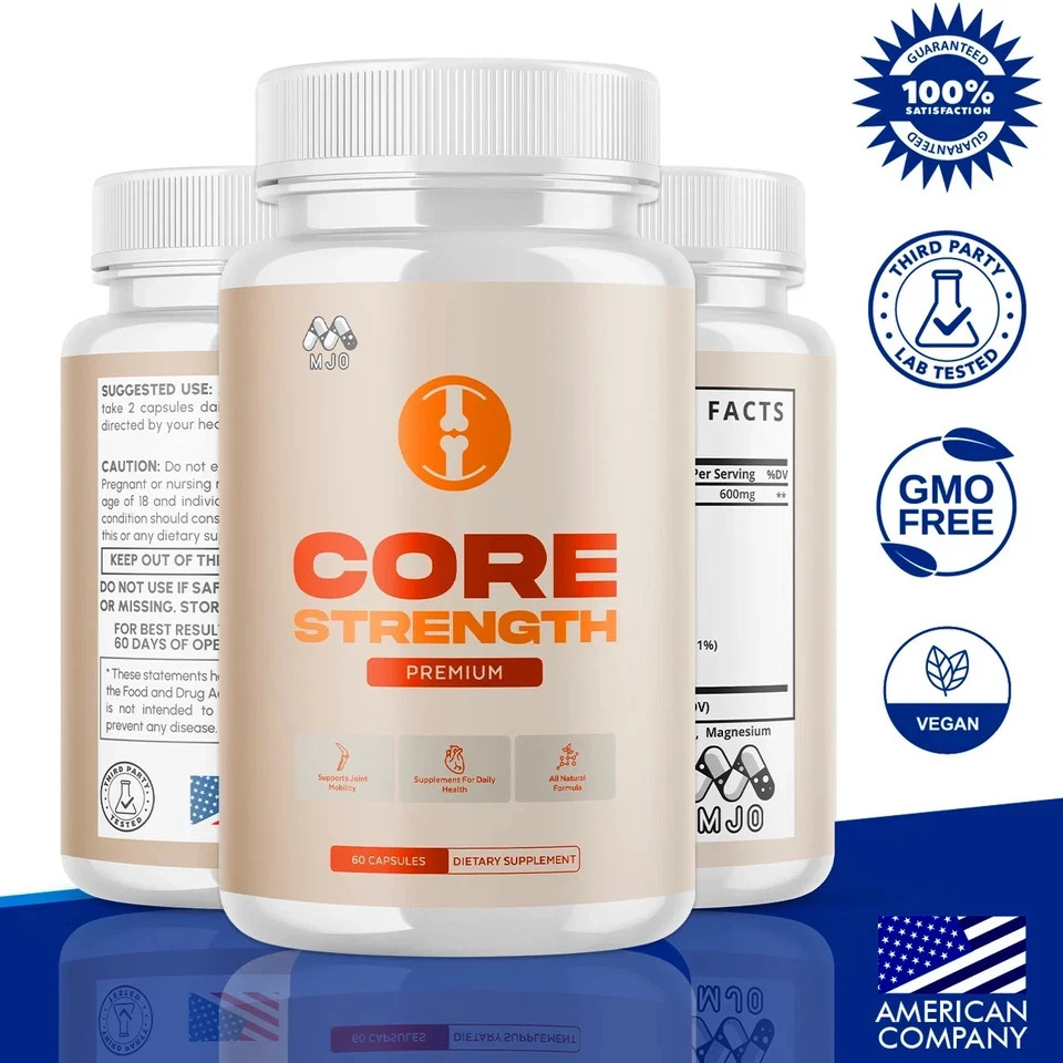 (5 Pack) Core potency Joint Support Advanced CoreStrength Formula 300 Capsules