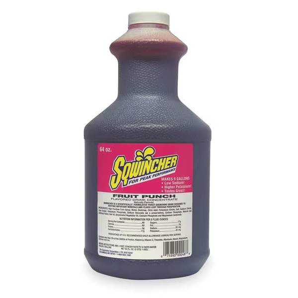 Sqwincher Sports Drink Liquid Concentrate 64 oz., Orange 159030324 Sqwincher