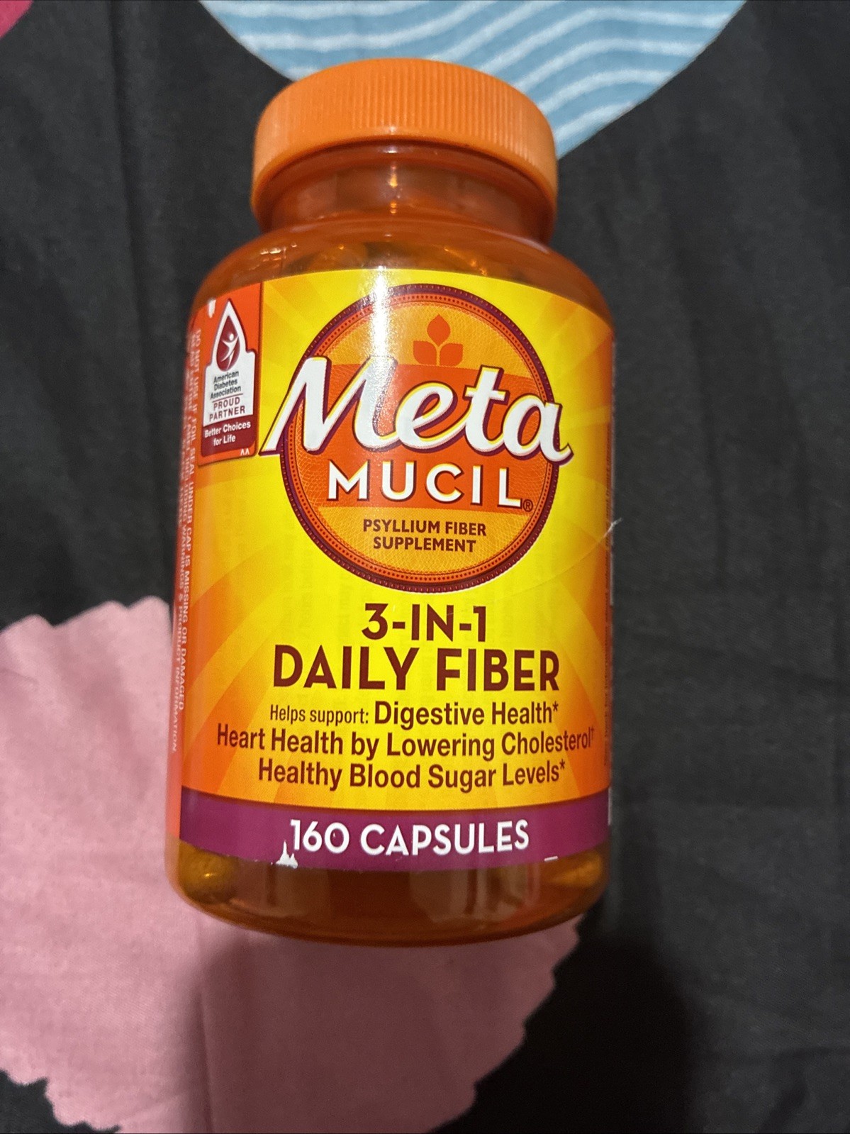 Metamucil Psyllium Fiber Supplement – 160 Capsules