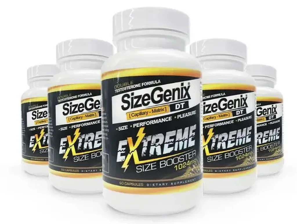 SizeGenix Adult 18+ Men Herbal Supplement 3 Months 180 Capsules New Sealed