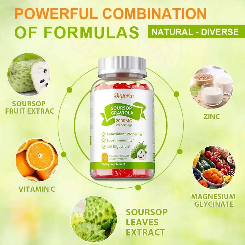 Soursop Graviola 100pcs – Antioxidant, Promotes Cell Regeneration & Repair