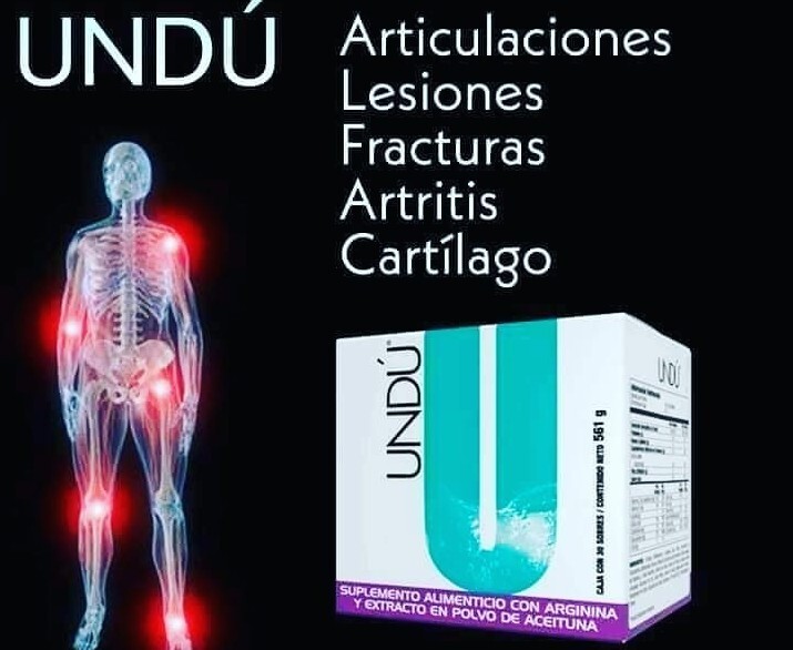 UNDU OMNILIFE HUESOS, SISTEMA OSEO ,CARTILAGO Tangerine Flavor Free Shipping.