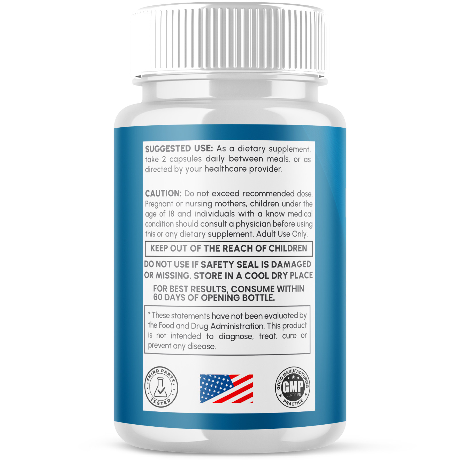 (1 Pack) Nerve Ease Nootropic Nerve Support Max Supplement NerveEase 60 Capsules