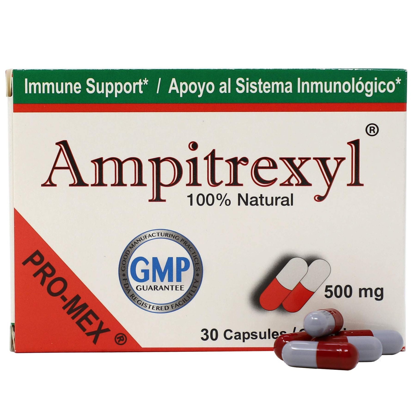Ampitrexyl, Formula 100% Natural, Helps You 30 Count (Pack of 1), White