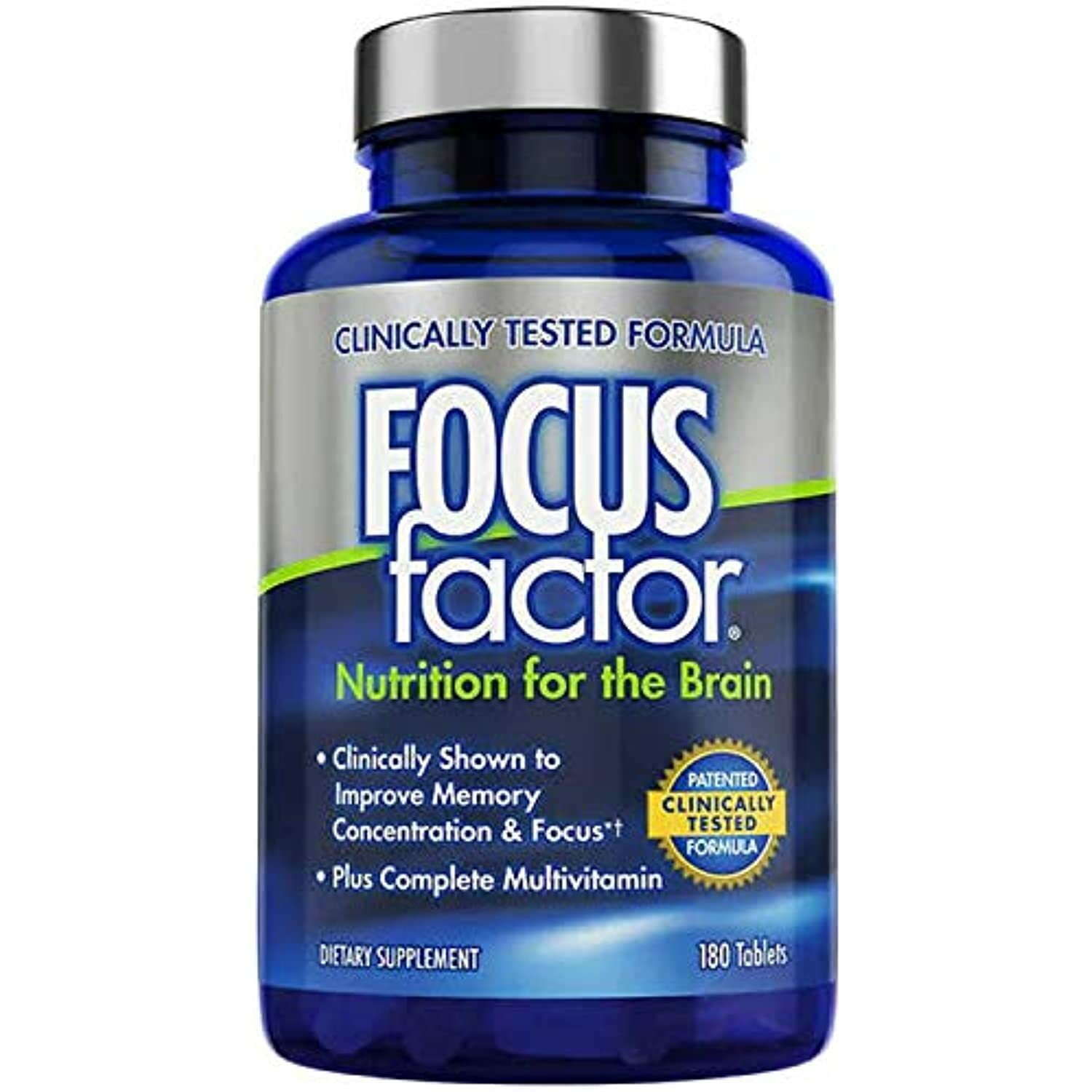 Focus Factor Brain Supplement Multivitamin Improve Memory and Clarity Boost