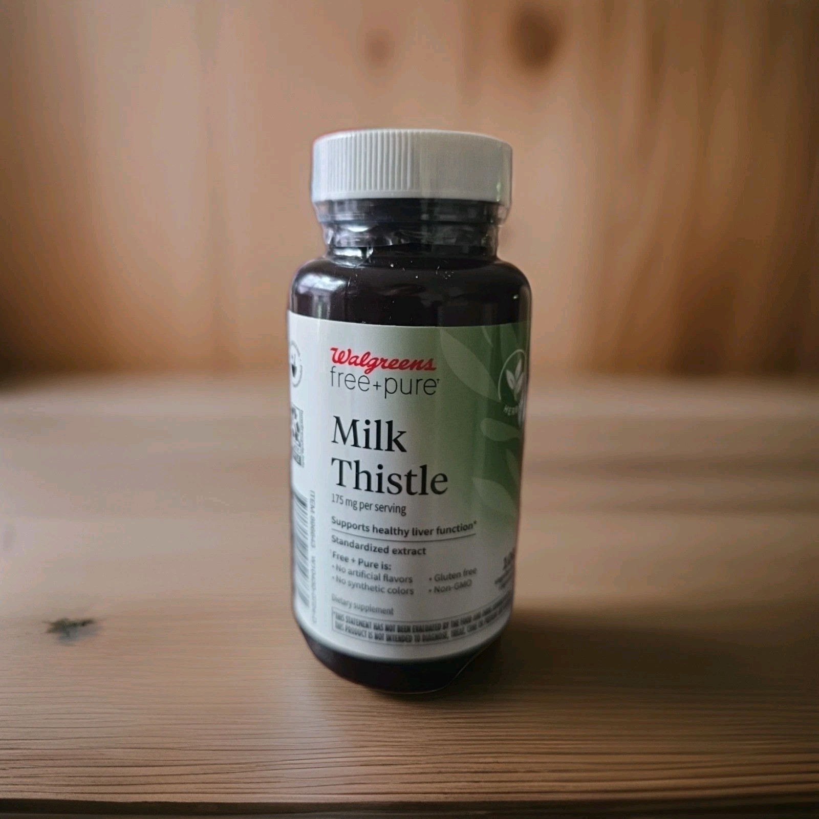 Walgreens Free Pure Milk Thistle Extract 1000 Mg 100 Ct – 06/2027