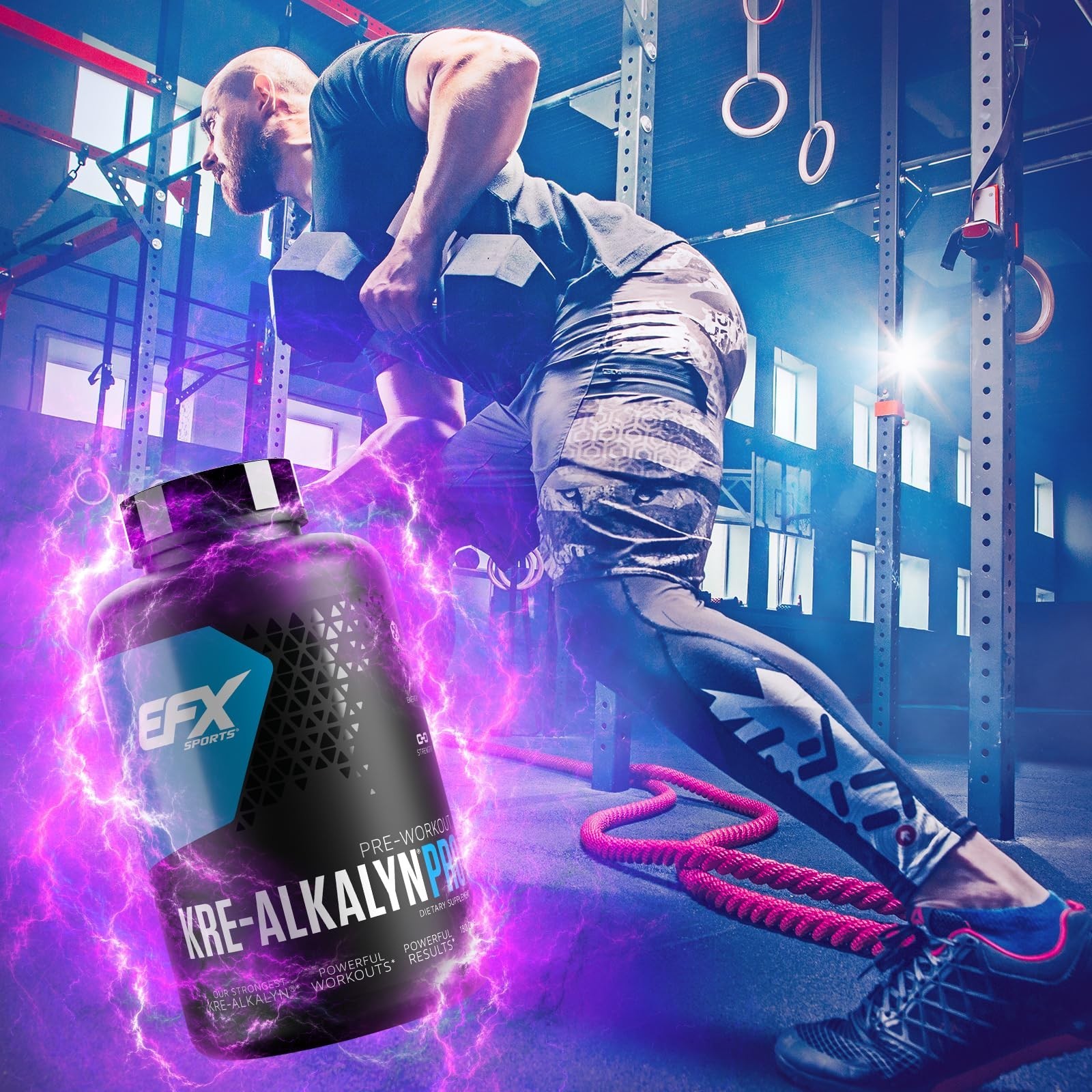 EFX Sports Kre-Alkalyn Pro 180 Count (Pack of 1)