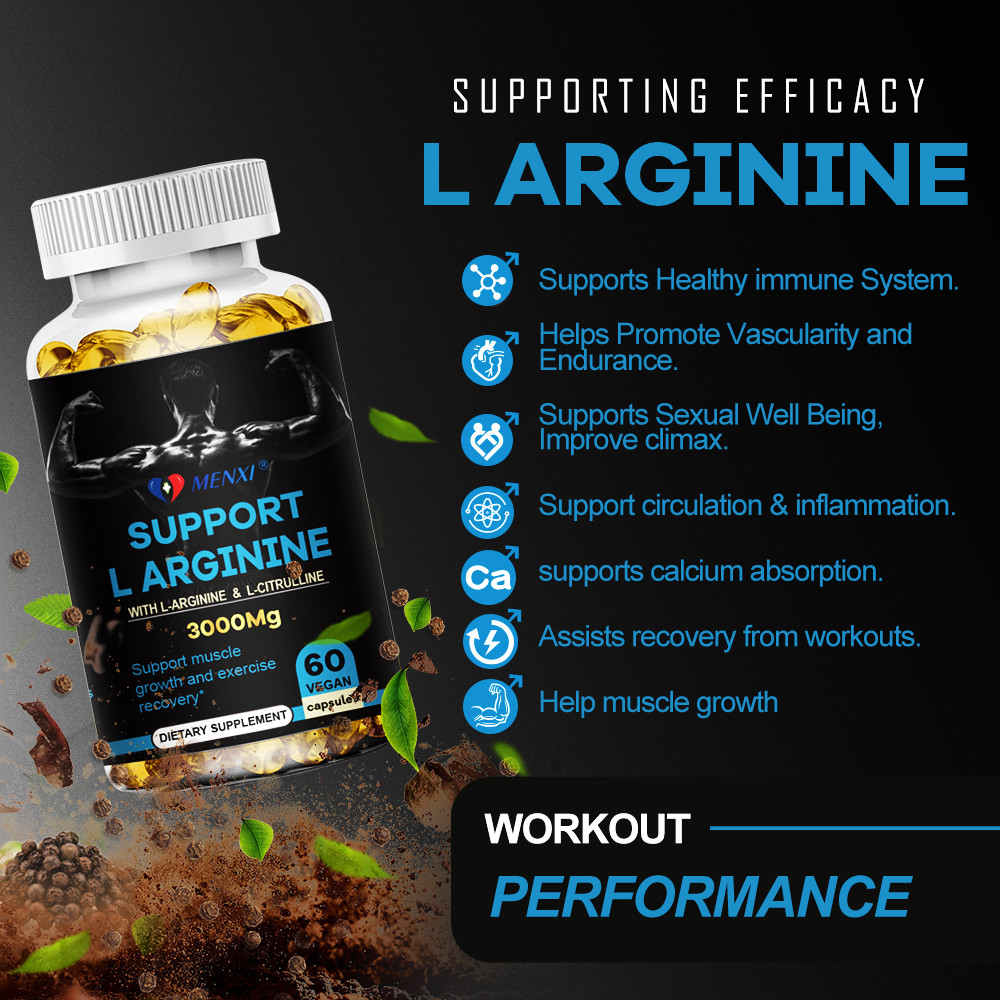 Nitric Oxide Booster Supplement for Blood Circulation and Flow, Endurance Energy