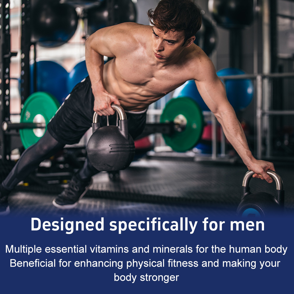 Multivitamin MultiMineral for Men, Daily Mens Vitamin Supplement: Non-GMO