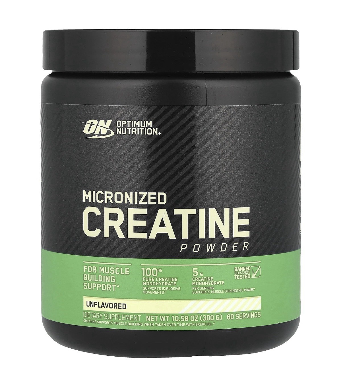 Sealed Optimum Nutrition Micronized Creatine Powder Unflavored 10.6 oz (300 g)