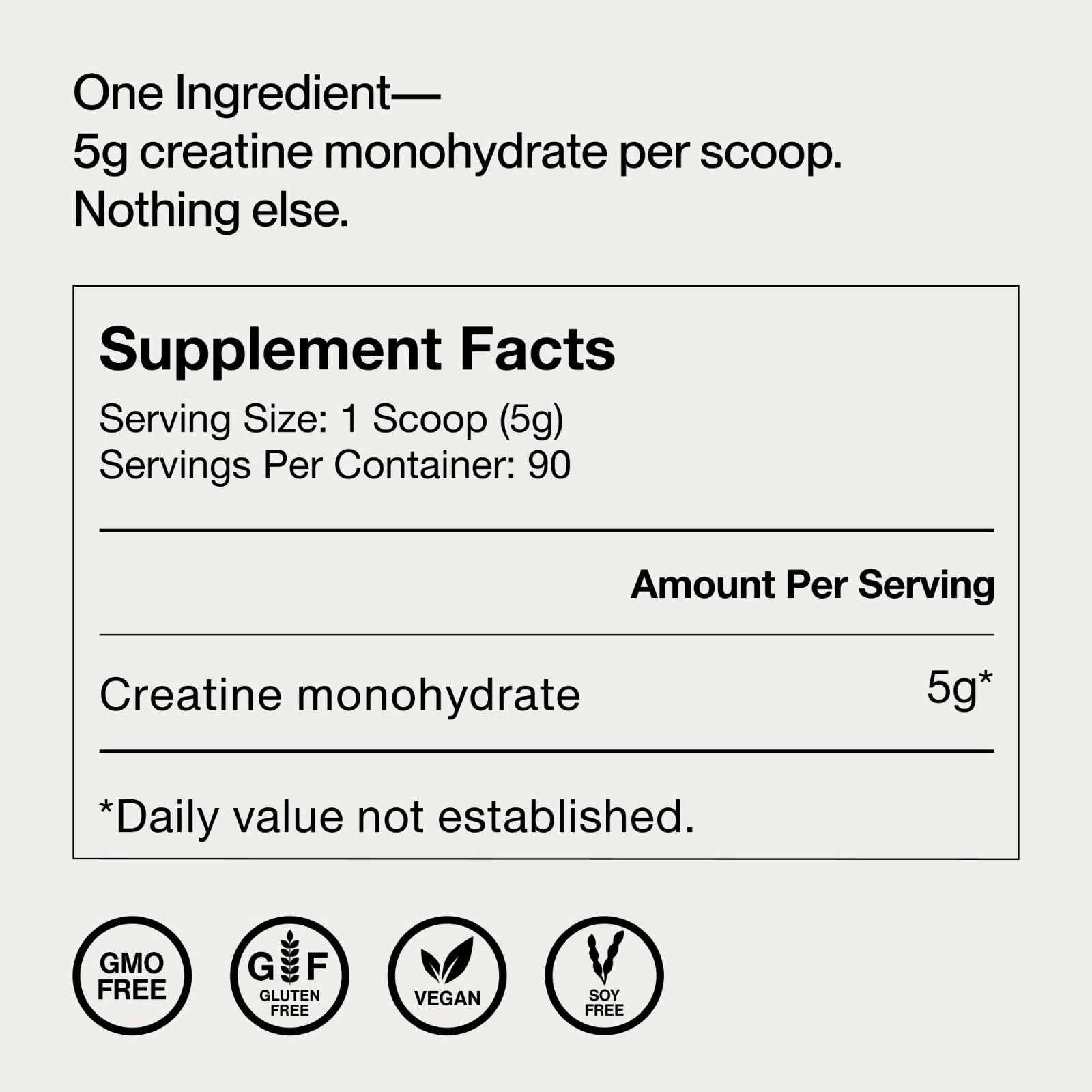 Creatine Monohydrate Powder – Supports Strength, Lean Muscle & Recovery – 90 Ser