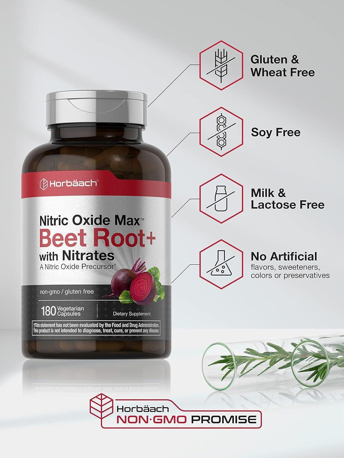 Beet Root Nitric Oxide Precursor Fuel Up Blend Superfood Energy Support 180 Caps
