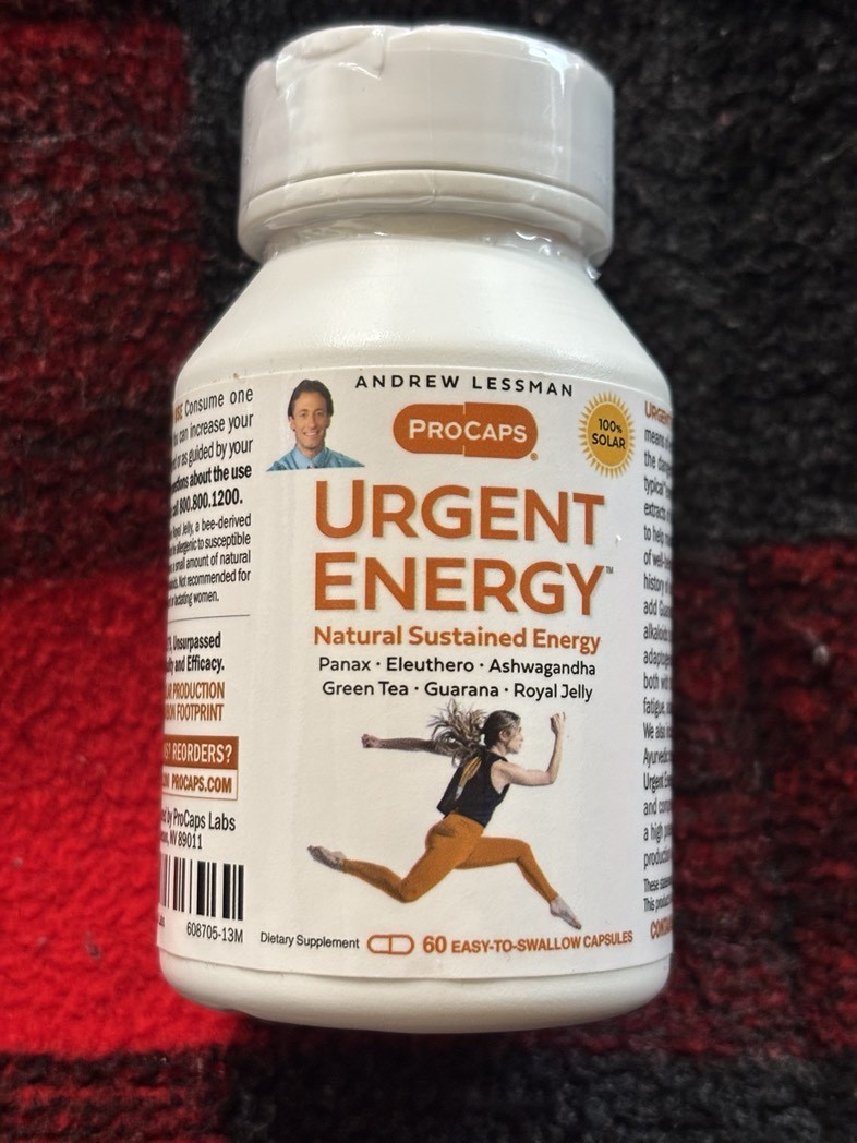 Andrew Lessman Urgent Energy 60 Capsules Exp. 11/30/2026
