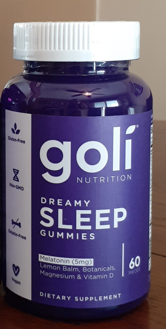 GOLI NUTRITION DREAMY SLEEP (60 GUMMIES) SEALED (EXP 07/2026)