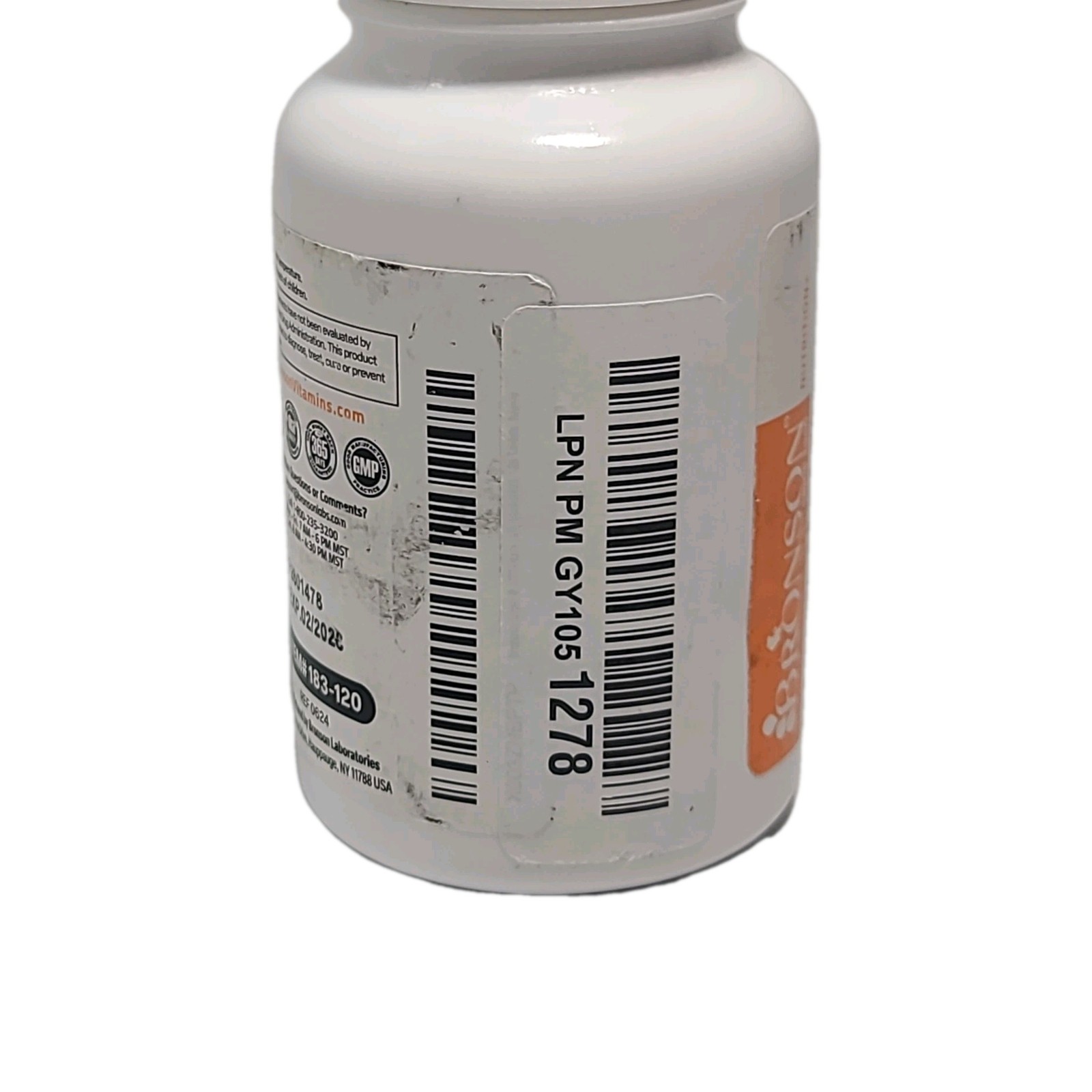 Bronson SUPER B 100 Vitamin B Complex Sustained Release 120 TABLETS• EXP : 02/28