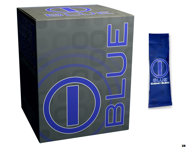 BHIP BLUE Energy Blend I-BLU Energy Drink Promotes Health, Fitness, Weightloss