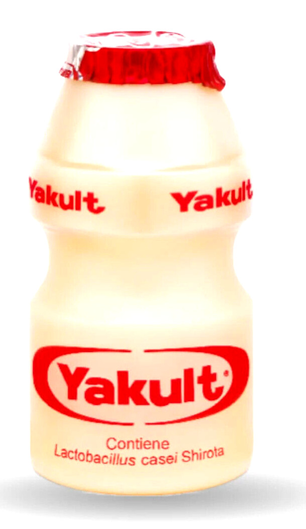 Yakult Probiotic Drink Nonfat 2.7 oz x 5 Bottles ( Pack of 12 )